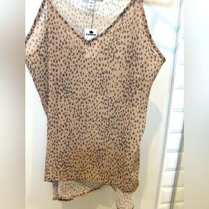 Express leopard tank top